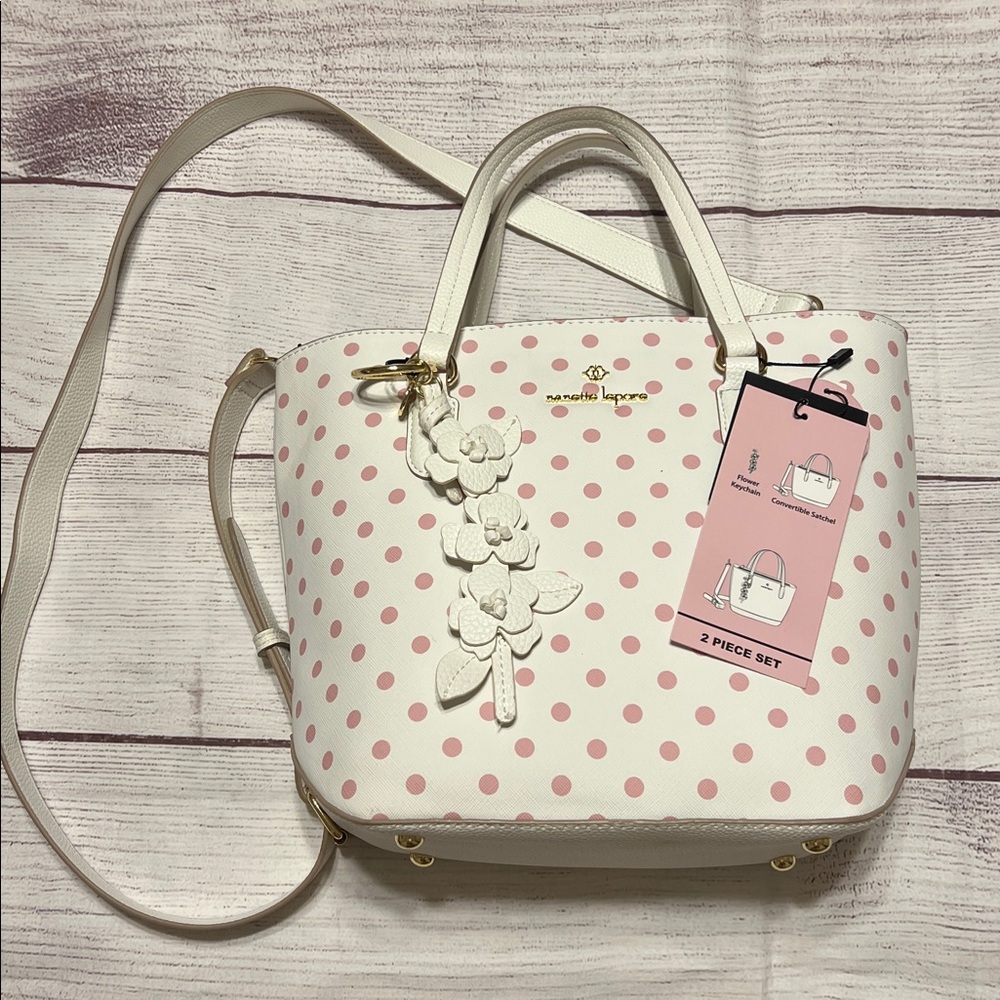 Nanette Lepore Marianna Crossbody Polka Dots Bag